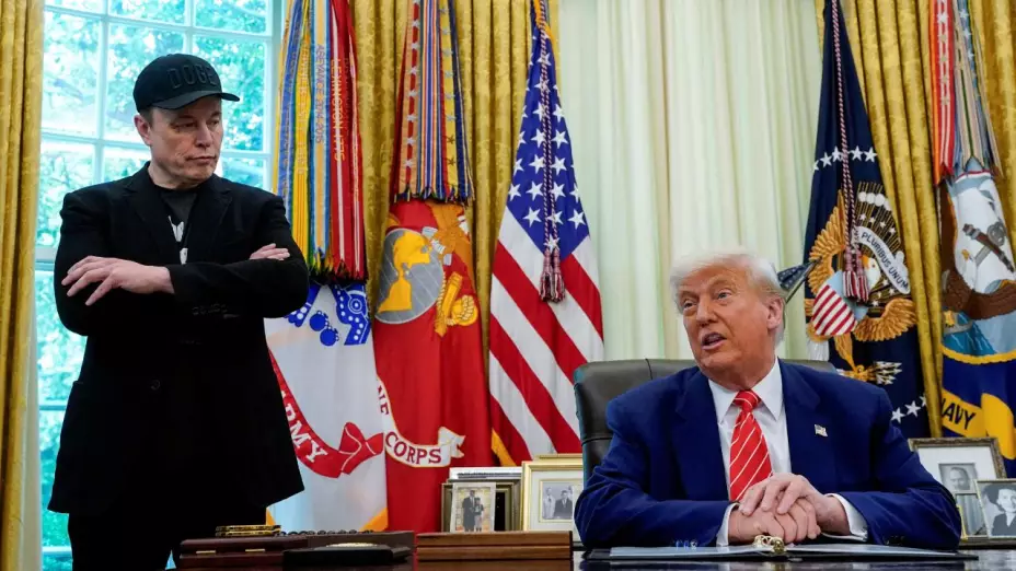 Elon Musk y Donald Trump.