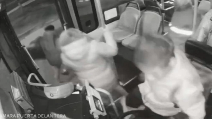 mujer boldazos ladron argentina video