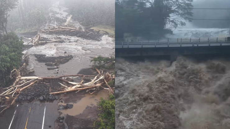 Así se vivió la llegada de la tormenta tropical “Lala” a Hawái: Lluvias intensas y casas afectadas por el agua