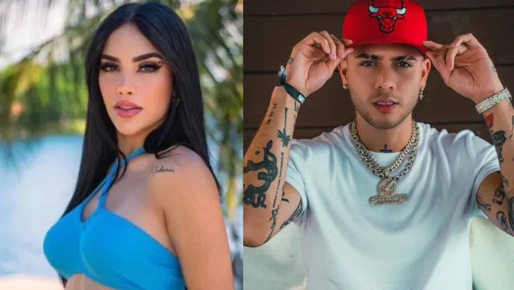 Kimberly Loaiza y Juan de Dios Pantoja