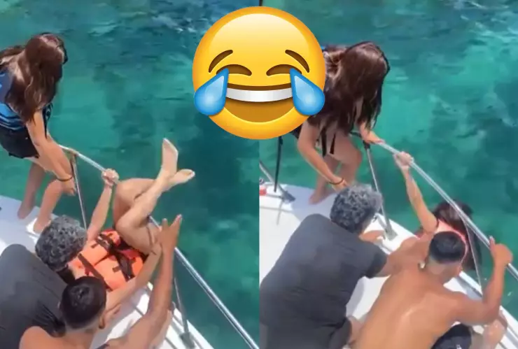 ¿Una señal? Joven sufre doble accidente en un yate en San Carlos; el momento se viraliza en TikTok| VIDEO