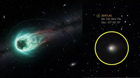 Cometa 3I/ATLAS: cómo y dónde ver su trayectoria en vivo
