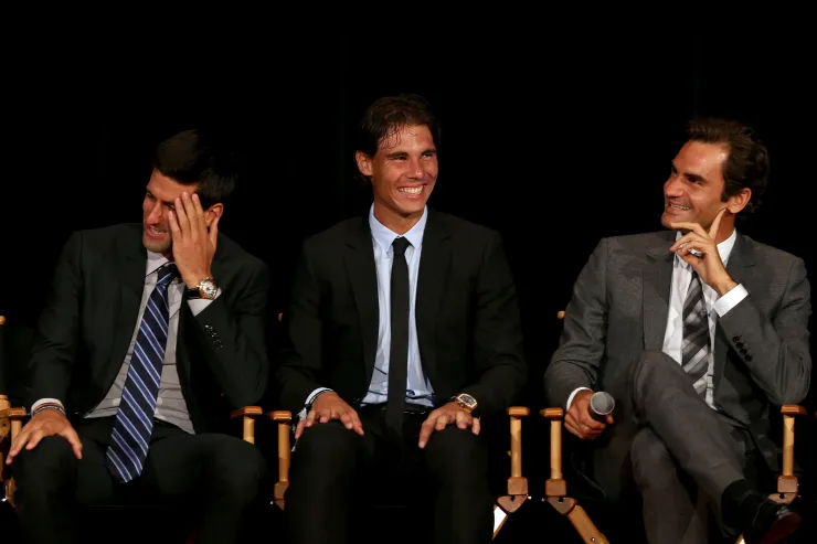 Djokovic, Nadal y Federer