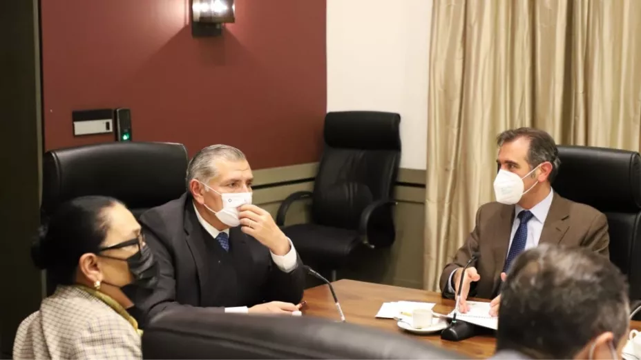 ADÁN AUGUSTO LÓPEZ SEGOB, ROSA ICELA RODRÍGUEZ SSPC, LORENZO CÓRDOBA INE PRESIDENENCIA.jpeg