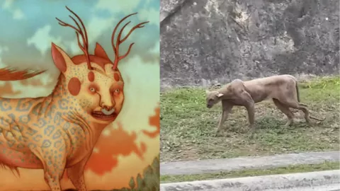 ¿Nahual o puma? La realidad del felino captado en calles de Monterrey