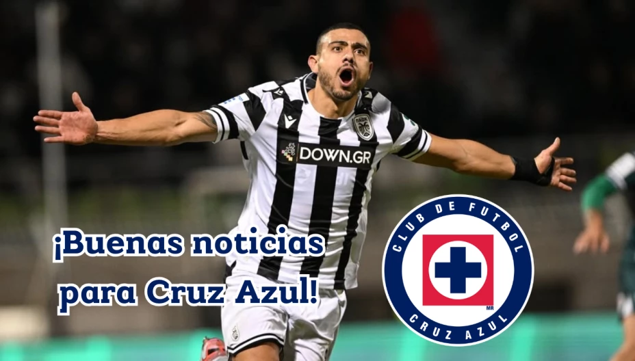 Giakoumakis, jugador de Cruz Azul