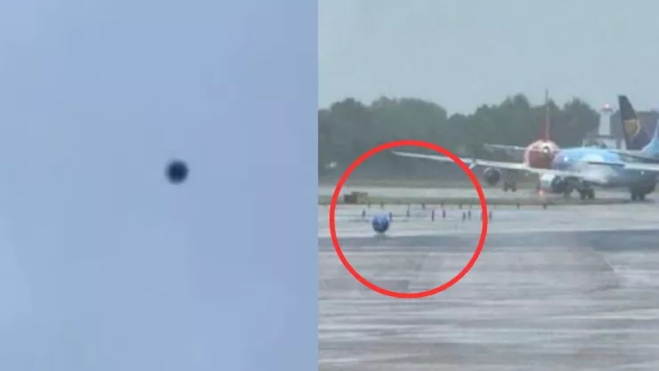 OVNI en aeropuerto de Reino Unido