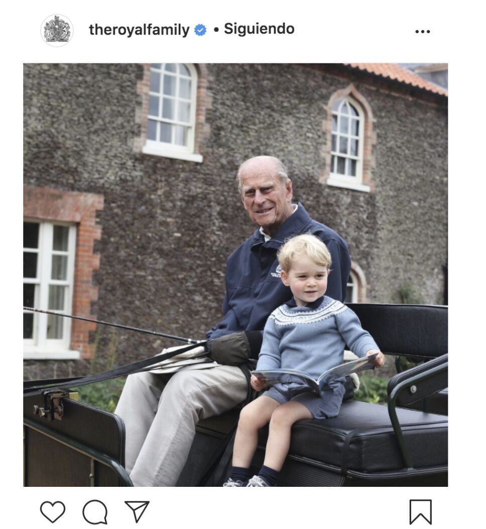 Mensaje del príncipe William a su abuelo