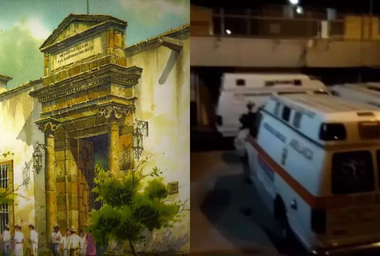 VIDEO | ¡De miedo! Captan aterrador grito sobre el Hospital Civil Viejo