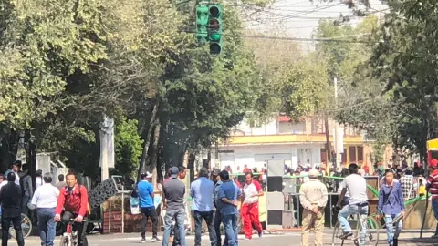Desalojo en Azcapotzalco