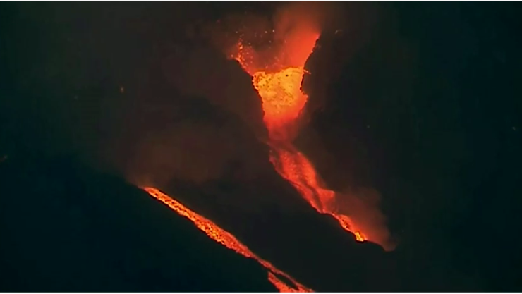 segunda-boca-volcán-cumbre-vieja-la-palma