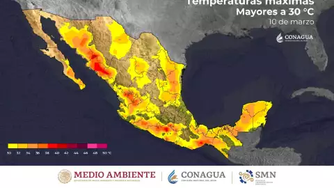 Clima en México 11 de marzo