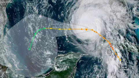 ACTUALIZACIÓN_ Huracán Rafael rozará el norte de Yucatán y afectará a estos 13 municipios del estado