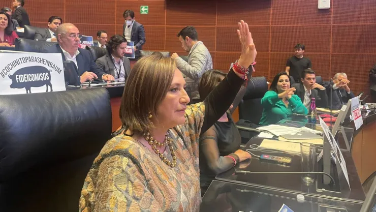 Xóchitl Gálvez explica por qué no votó en sesión de eliminación de 13 fideicomisos en el Senado