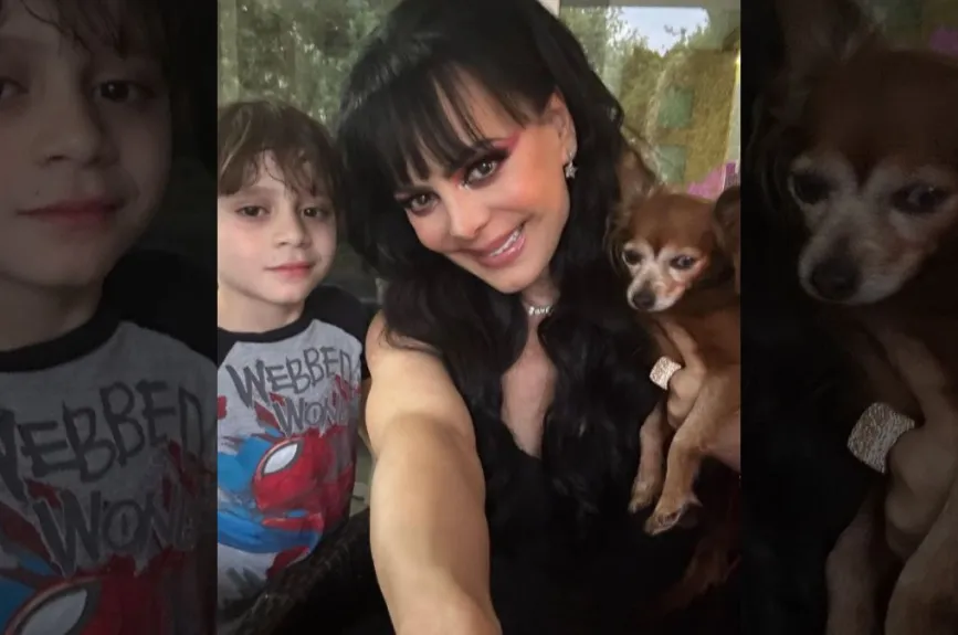 Maribel Guardia selfie con su nieto.jpg