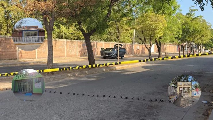 Suspenden clases por camioneta con explosivos en la colonia Revolución, en Culiacán. .jpg