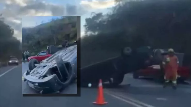 Volcadura carretera Tuxtla Gutiérrez - San Cristóbal hoy 3 de enero de 2025