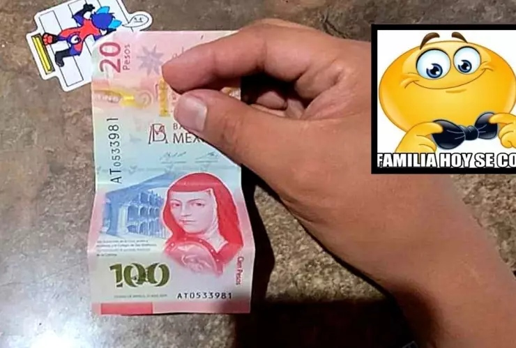 Billete de 120 pesos