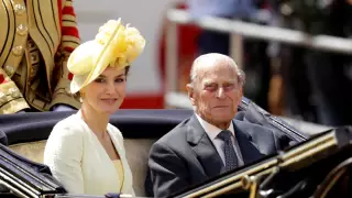 El príncipe Felipe y la reina Letizia de España