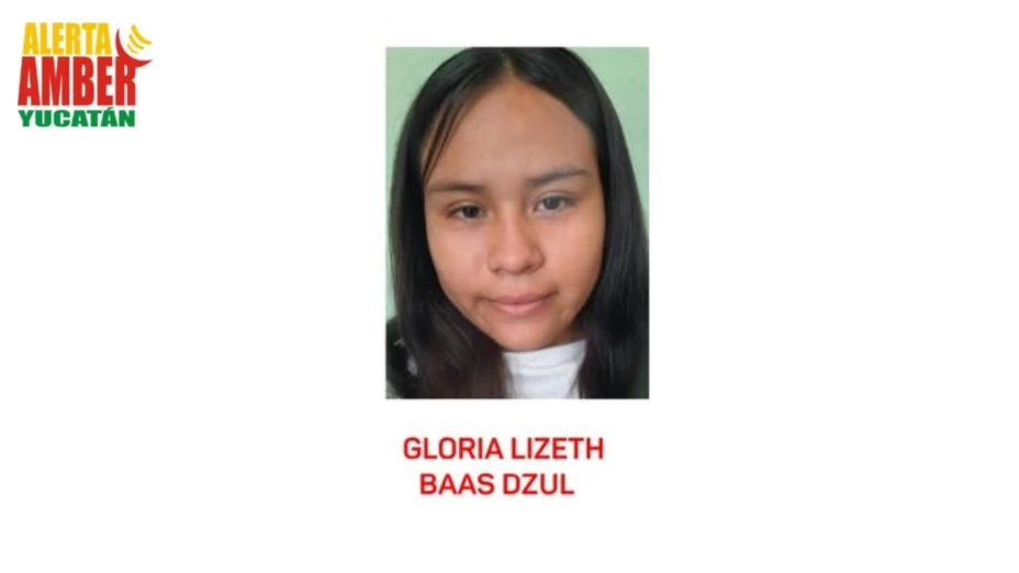 Activan ALERTA AMBER en todo Yucatán por desaparición de Gloria Lizeth, de 16 años; ¿Qué se sabe sobre ella?