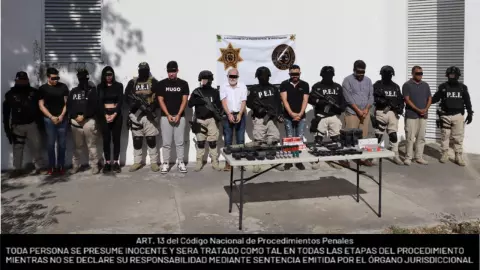 Detienen a siete personas por portación de armas en la carretera Dzibilchaltún-Mérida