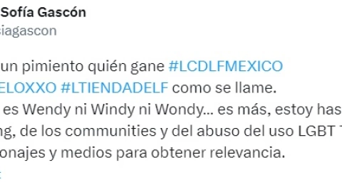 Karla Sofía Gascón habla de Wendy Guevara