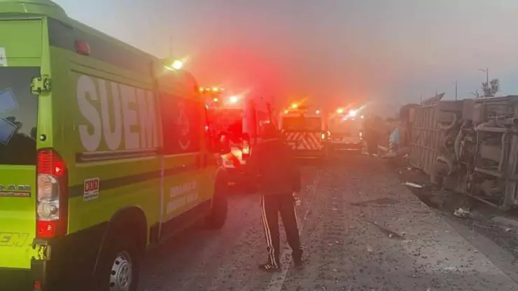 Accidente Puebla-Mexico.