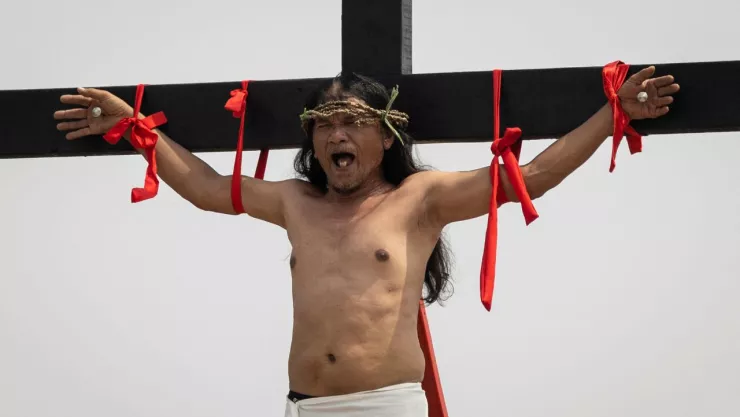 Crucifixiones reales en Filipinas