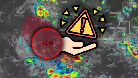 ¡Atención! Ciclón Tropical ‘Priscilla’ aumenta a 80% su probabilidad de formación: Esta es su ubicación EXACTA hoy, 1 de octubre de 2025