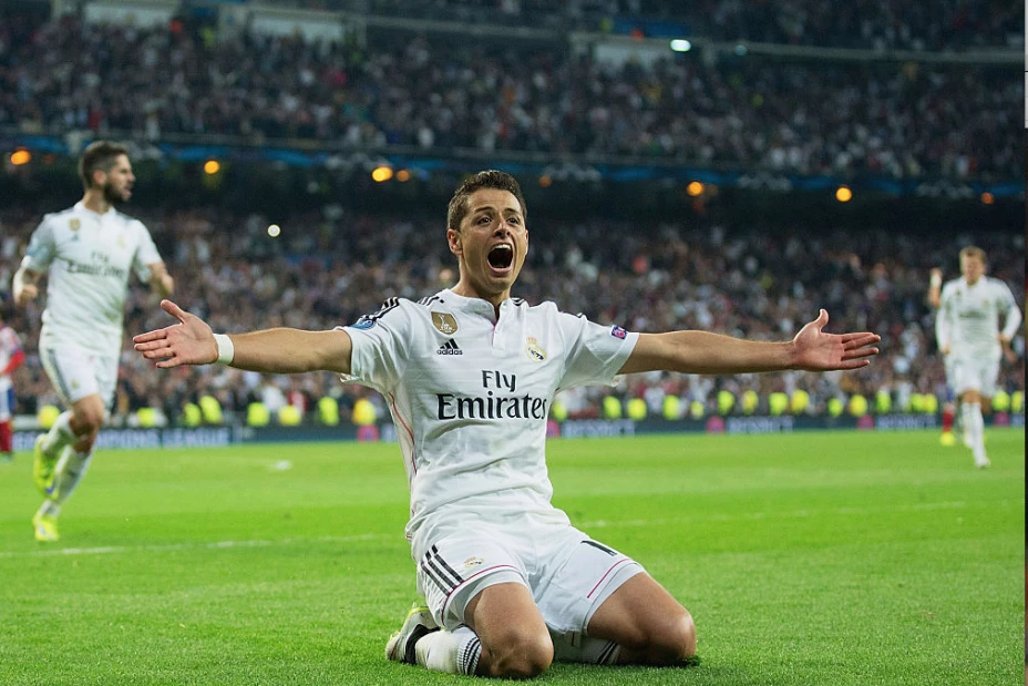 Javier Hernández la rompió en Madrid