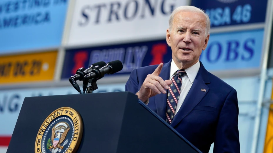 Joe Biden habla sobre su propuesta presupuestal para 2024 en Filadelfia, EU