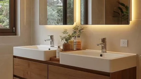 6 ideas para reemplazar el espejo tradicional de baño por diseños modernos