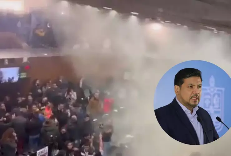 ¿Qué pasa en el Congreso de NL? Encapuchados irrumpen sesión para designar al gobernador interino