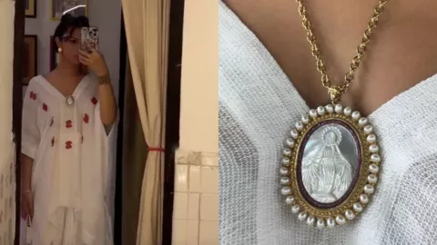 Esta es la medalla que confirmaría el embarazo de Ángela Aguilar.jpg