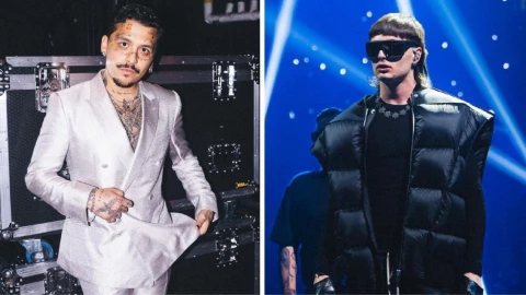 Christian Nodal y Peso Pluma