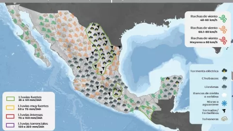 Clima en México HOY 31 de mayo de 2024