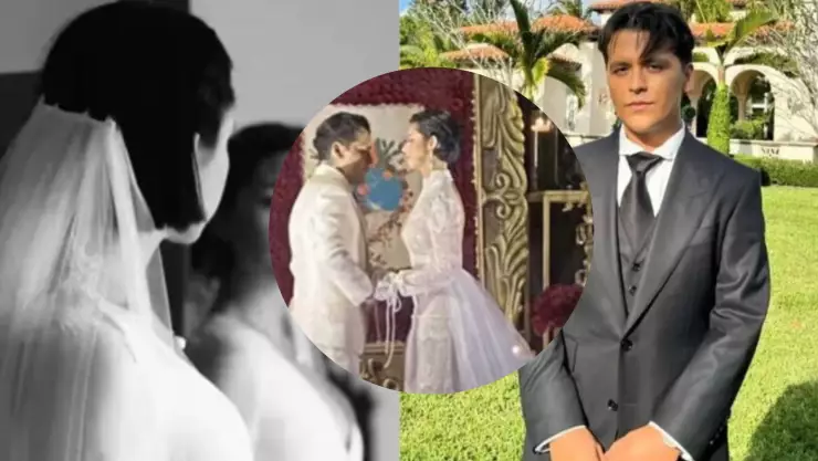 Las primeras FOTOS de la presunta boda de Nodal y Ángela Aguilar.