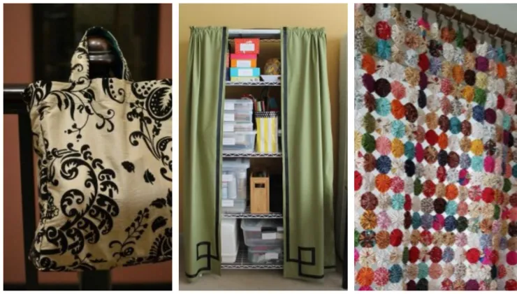 reciclar cortinas viejas