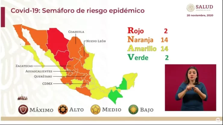Chiapas pasa a semáforo verde junto a Campeche