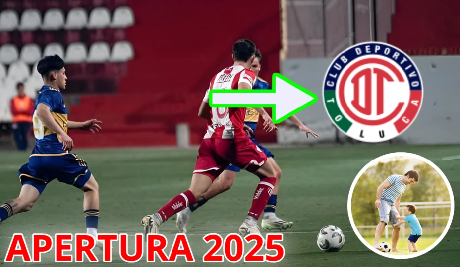 Toluca se refuerza de ÚLTIMA HORA con este sudamericano que trae el talento en la sangre para el Apertura 2025