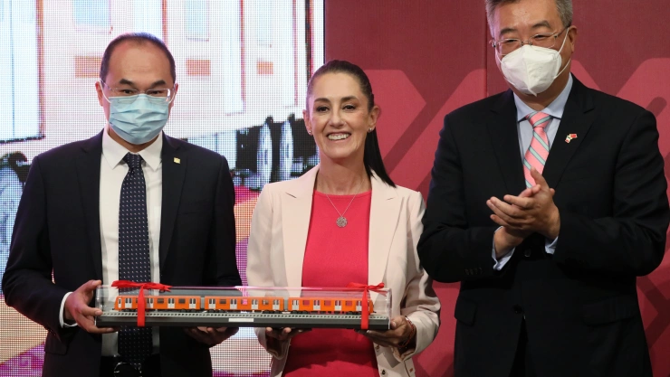 Sale de China el primer tren de la nueva Línea 1 del Metro CDMX