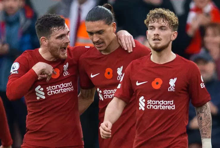 Darwin N&uacute;&ntilde;ez anota doblete con Liverpool