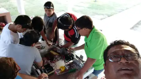 Selfie equipo de robótica