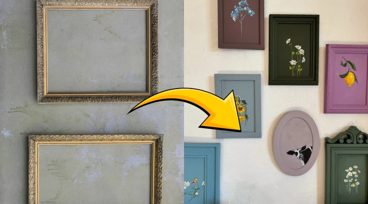 Qué hacer con los marcos de fotos antiguos, son un tesoro: cómo reutilizarlos para decorar paredes aburridas