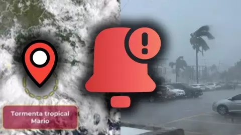 ¡Alerta, Pacífico! Se forma la Tormenta Tropical ‘Mario': Esta es su ubicación EXACTA hoy 12 de septiembre de 2025