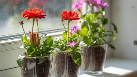 Mini macetas decorativas con estilo moderno