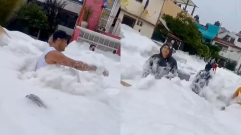 ¿Por qué es peligrosa la espuma tóxica que apareció en las calles de Naucalpan tras las lluvias