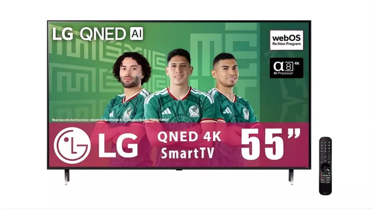 ¿Qué precio tiene una pantalla LG de 55 pulgadas?