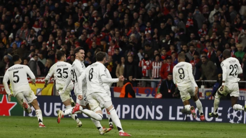 Festejo del Real Madrid