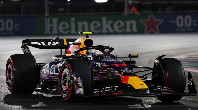 Checo Pérez en el Gran Premio de Las Vegas